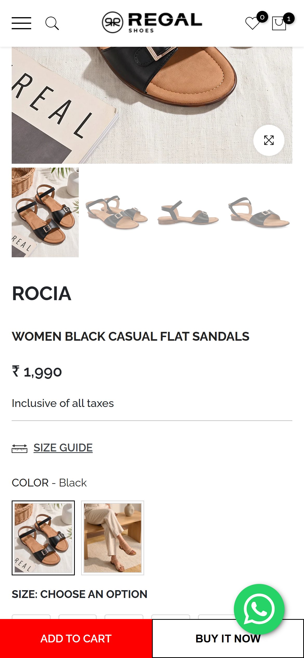 Regal Shoes — Mobile